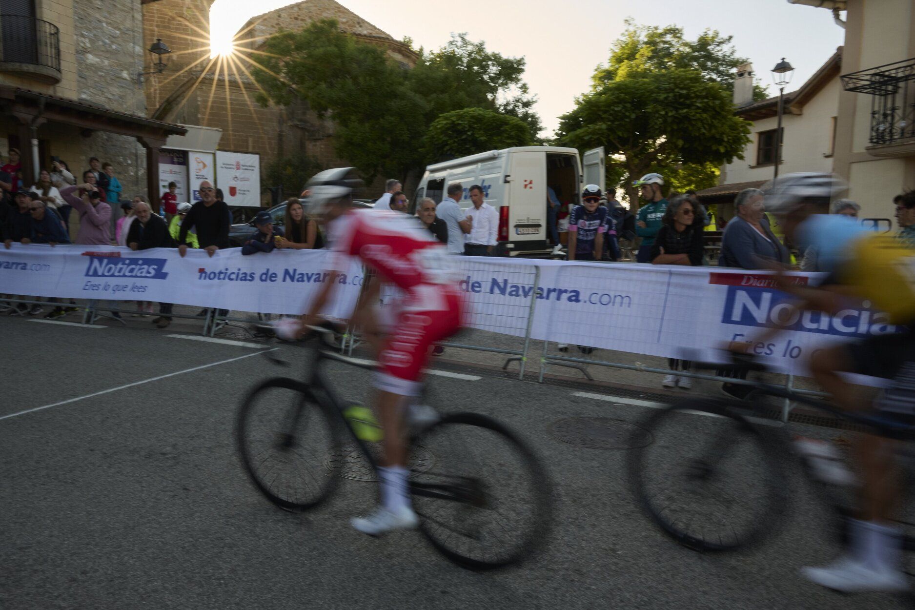 Imágenes de la tercera etapa de la Vuelta a Pamplona