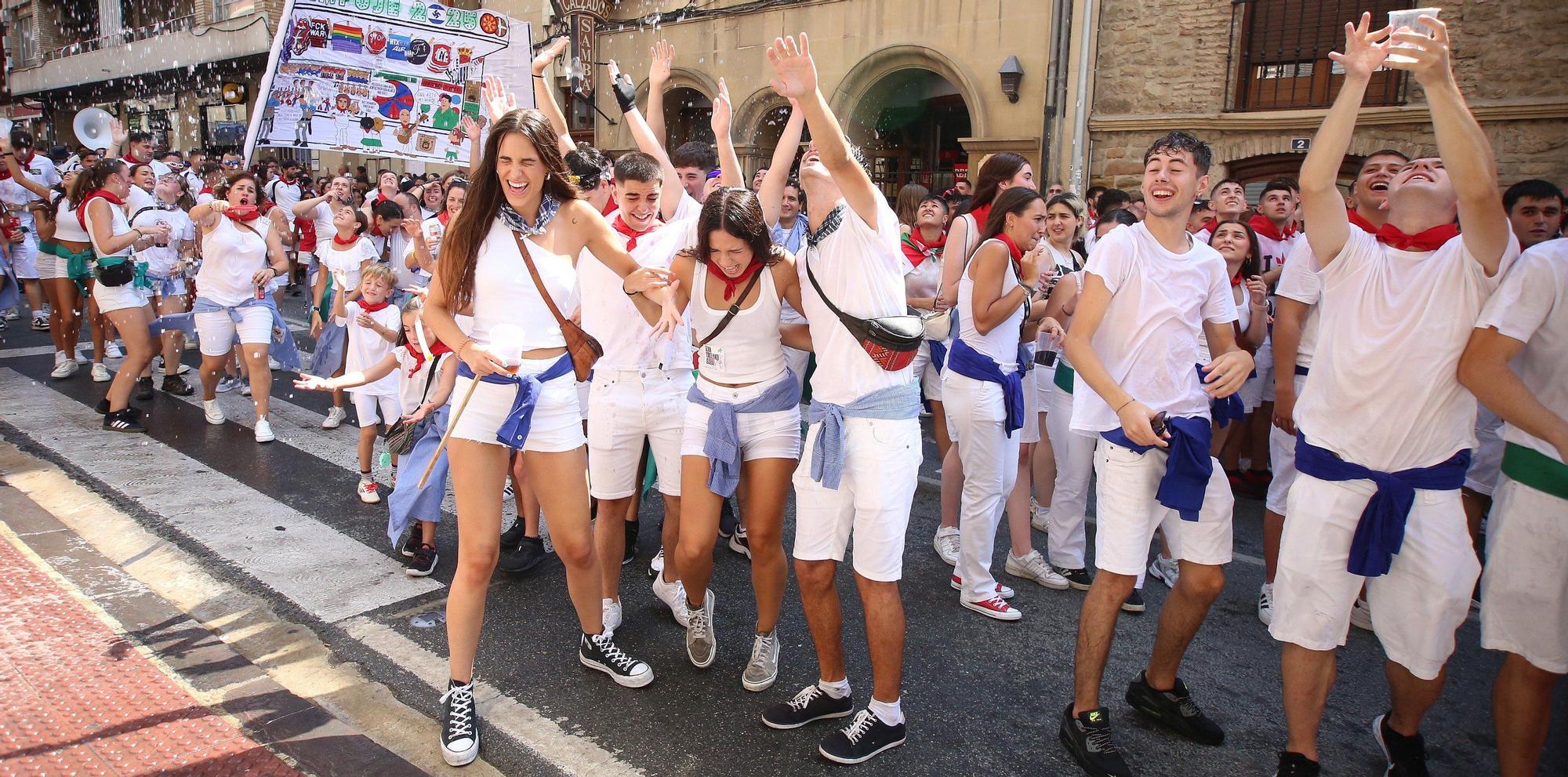 Fotos del chupinazo de Tafalla