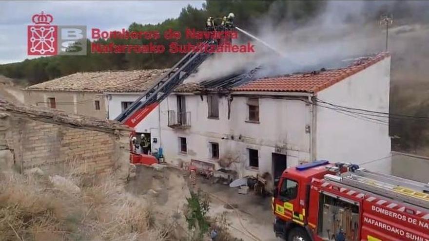 Extinguido un incendio en una vivienda en Caparroso