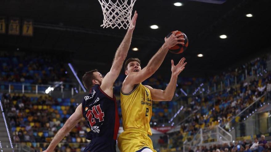 El Baskonia enciende las alarmas en Gran Canaria