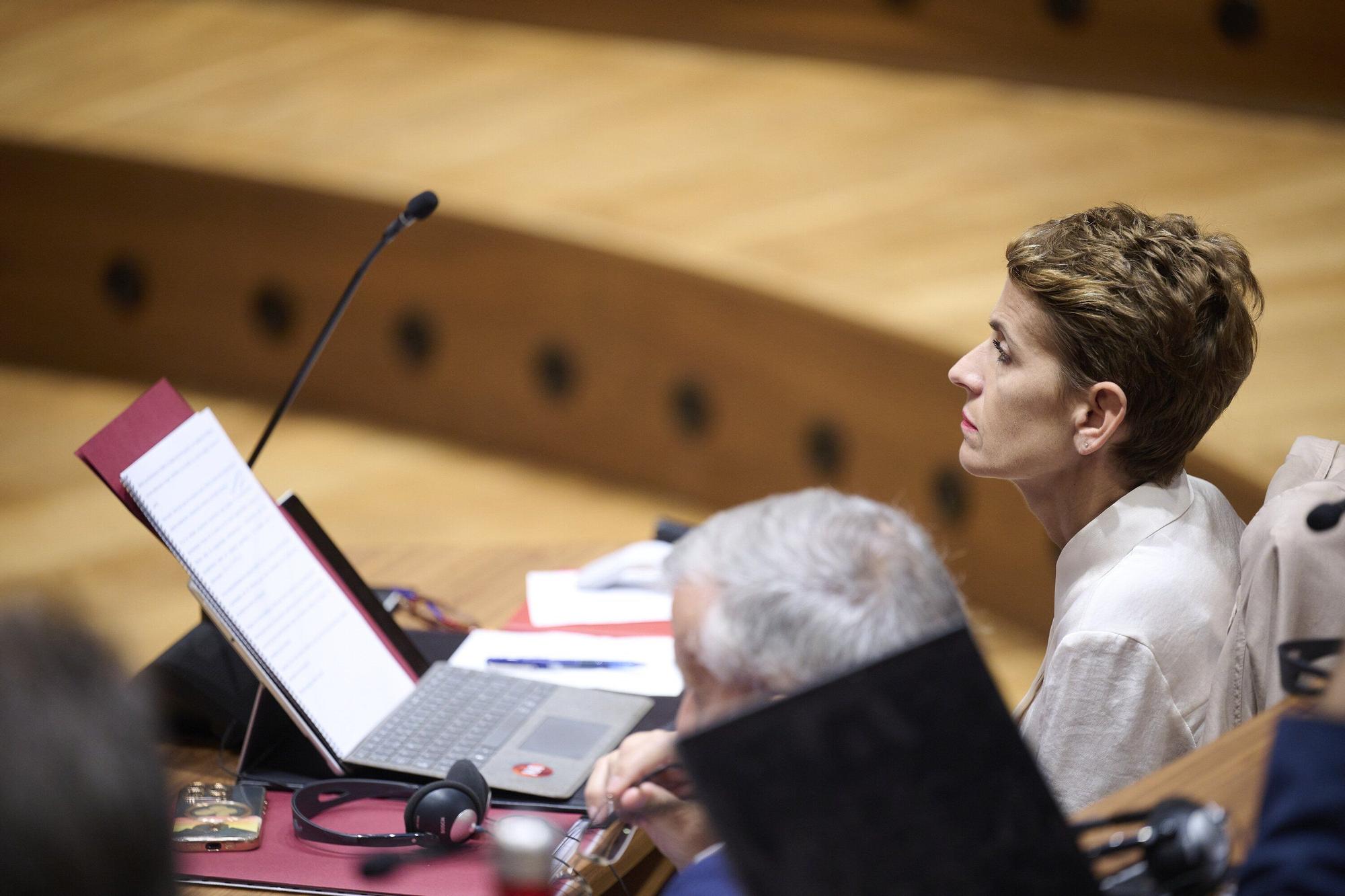 Fotos del pleno del Parlamento de Navarra (jueves 25 de septiembre de 2025)