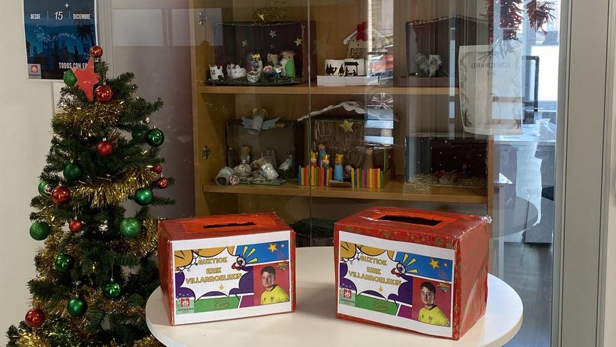 Salesianos Cruces  expone belenes en favor de la causa de Erik Villarroel