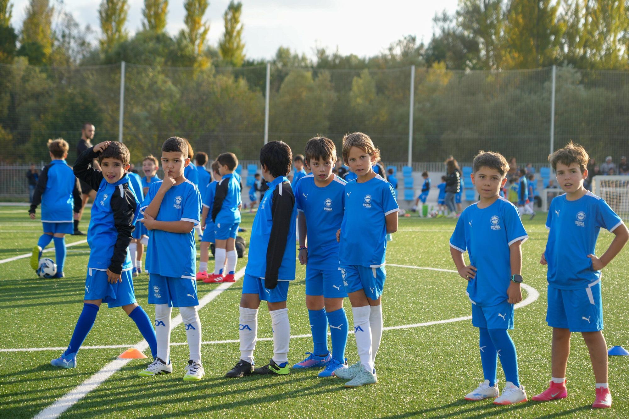 En imágenes: Comienza el curso en la Escuela de Fútbol del Alavés