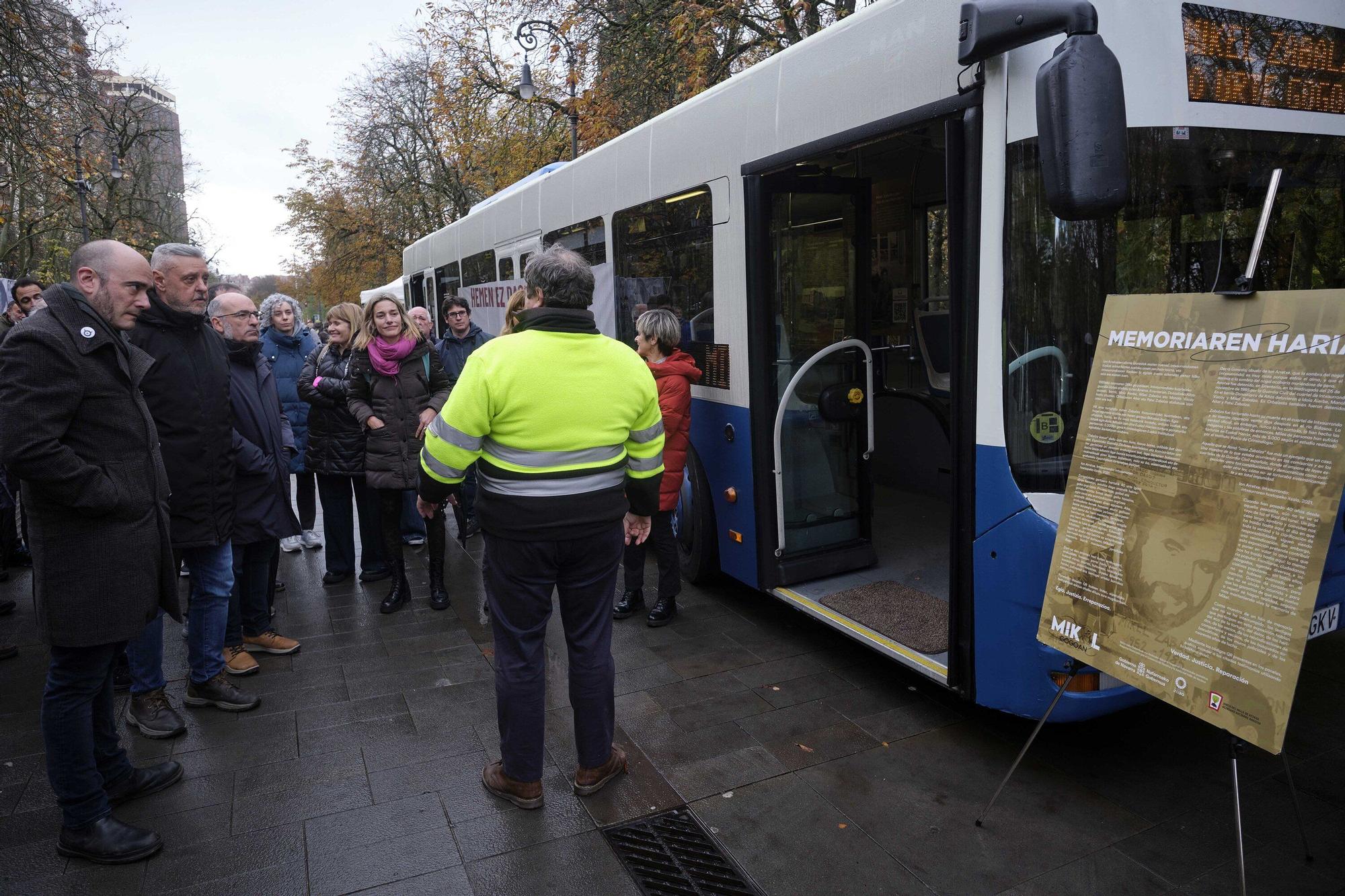 Llega a Pamplona la exposición itinerante '40 años en memoria de Mikel Zabalza'