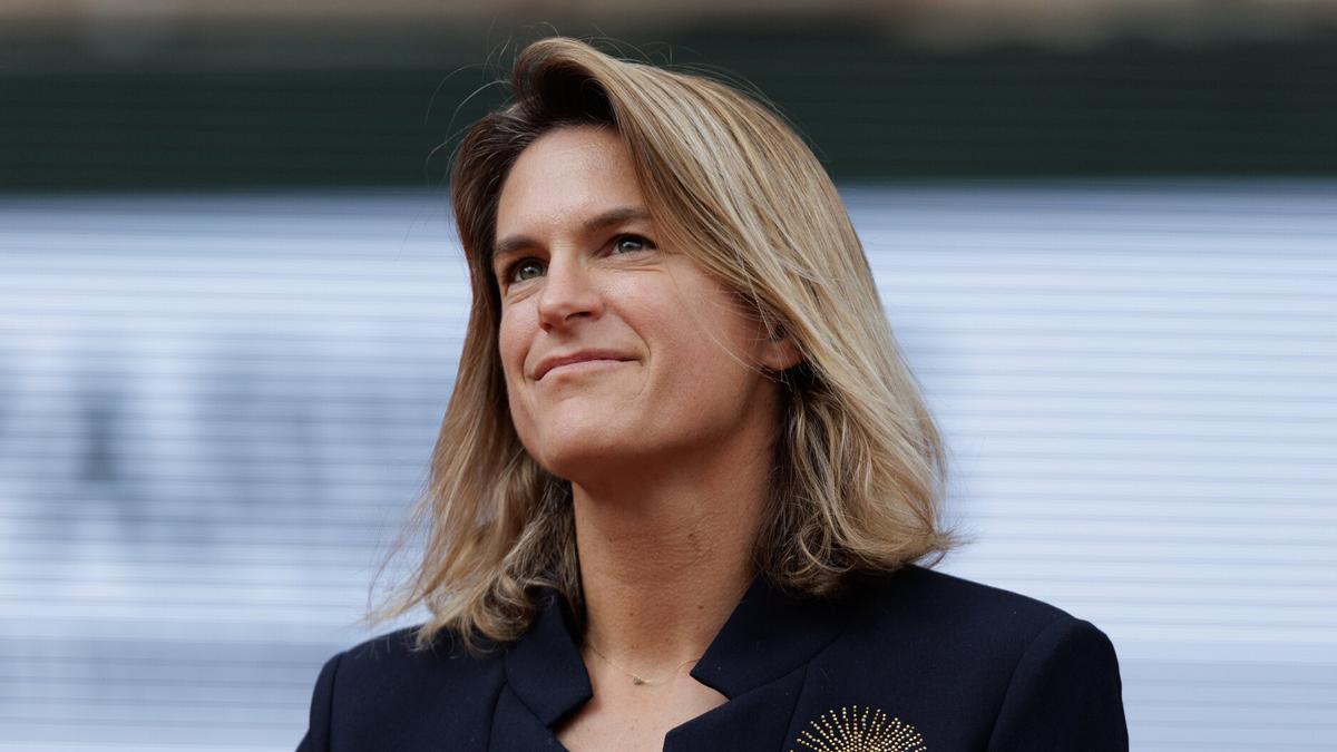 Tournament Director Amelie Mauresmo during the Roland-Garros 202