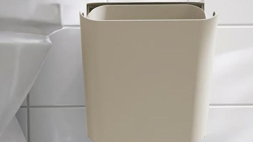 Vista del cubo de basura Florsjon de Ikea