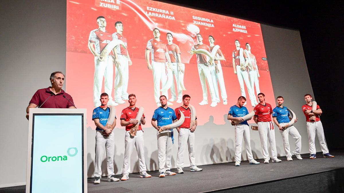 Presentación del Campeonato de Parejas de remonte de Oriamendi.