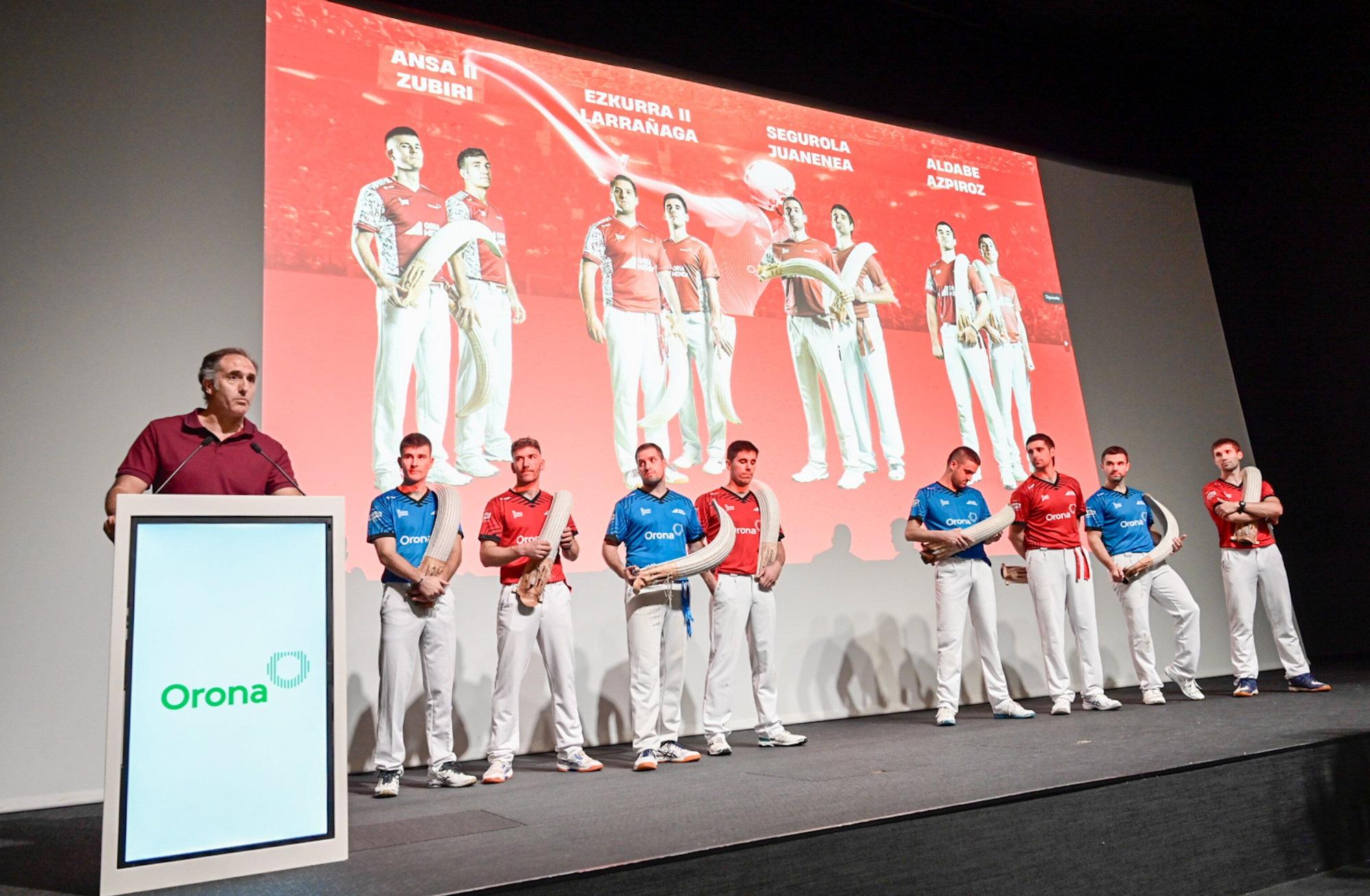 Presentación del Campeonato de Parejas de remonte de Oriamendi.