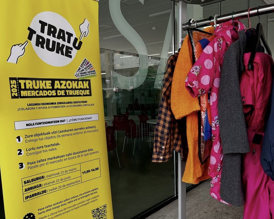 El barrio de Zaramaga acogerá el tercer mercado de trueque promovido por jóvenes de Vitoria-Gasteiz