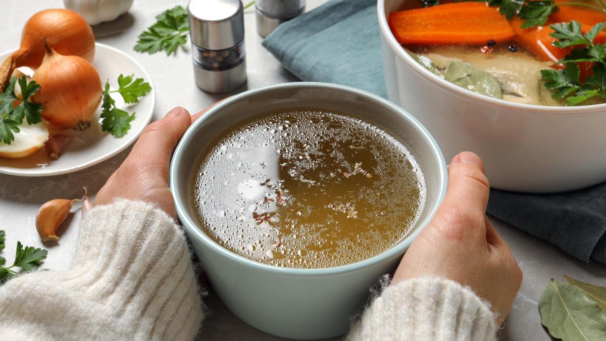 Caldo de huesos.