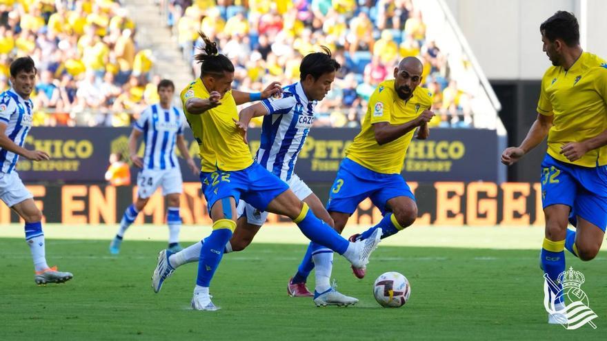 Cádiz-Real Sociedad: Las notas de Mikel Recalde