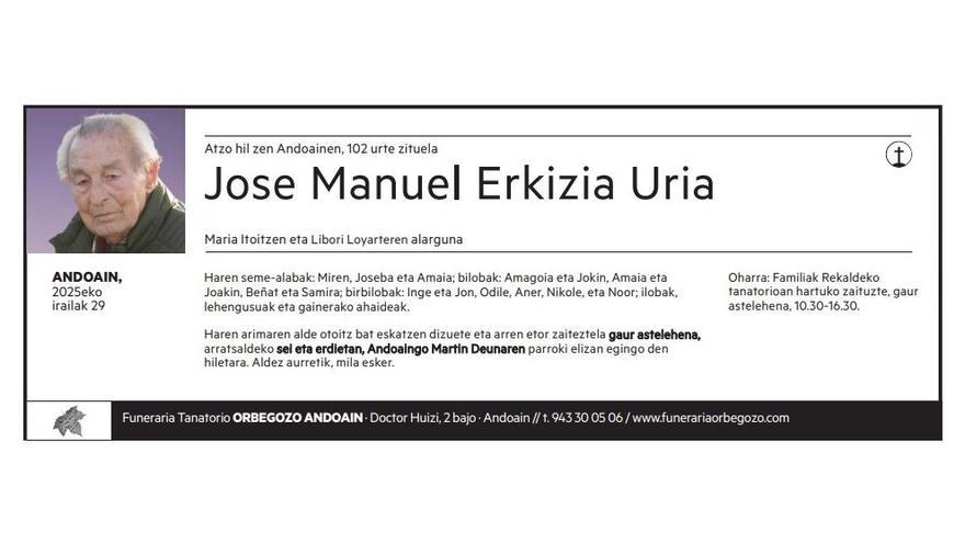 Jose Manuel Erkizia Uria