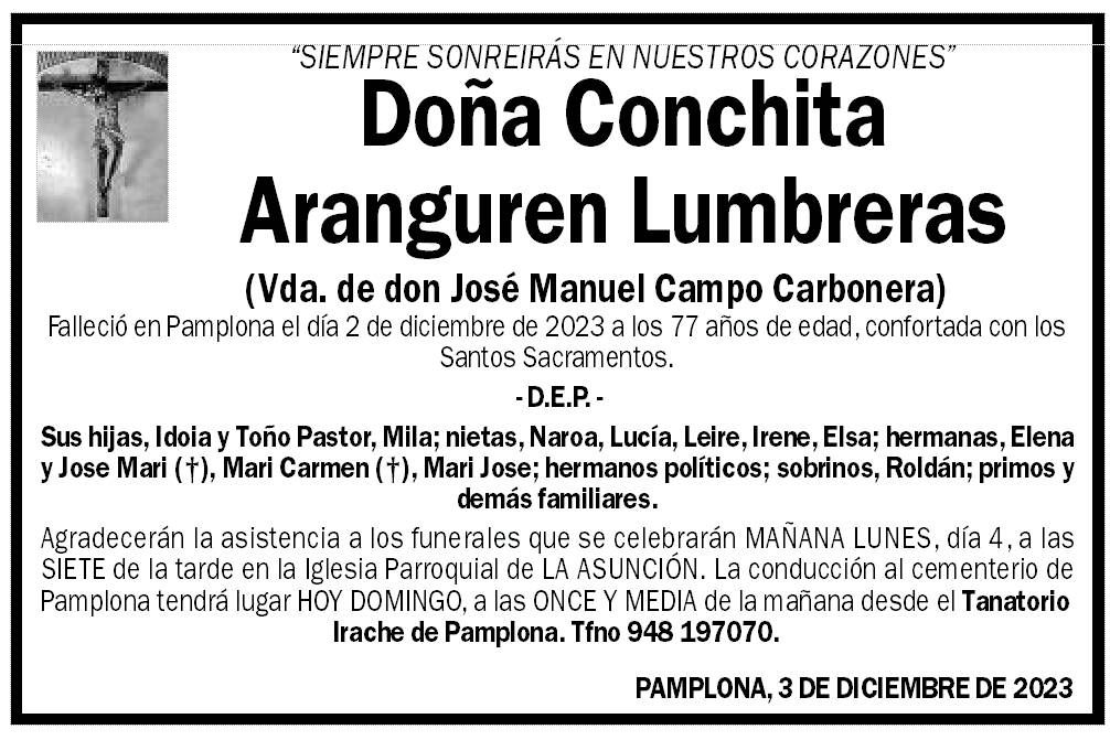Conchita Aranguren Lumbreras