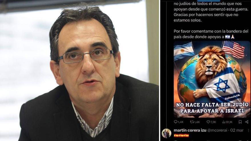 Aluvión de críticas al nuevo directivo de Osasuna por su postura proisraelí en plena masacre en Gaza