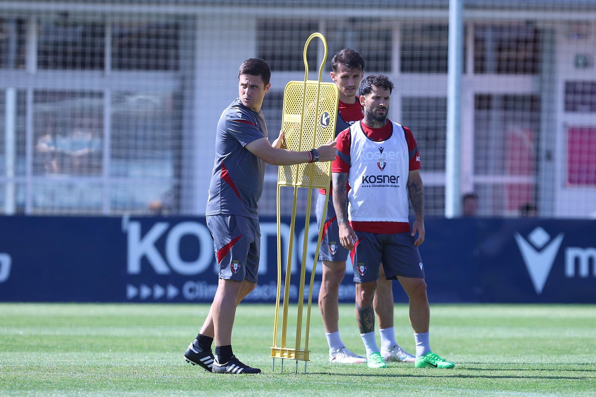 Fotos del último entrenamiento en Tajonar antes del Espanyol-Osasuna