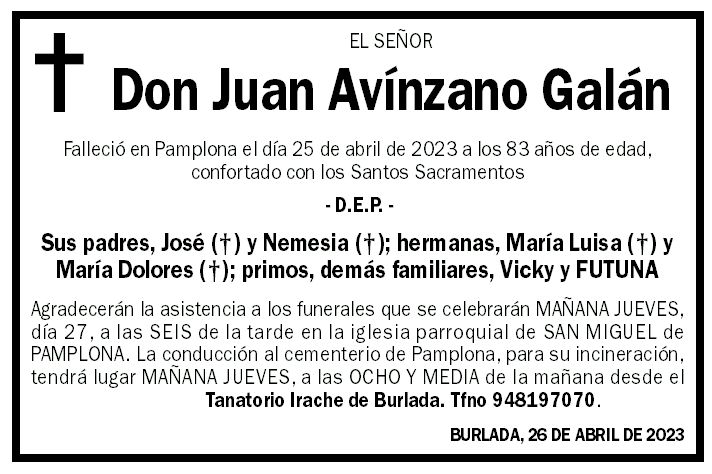 Juan Avínzano Galán