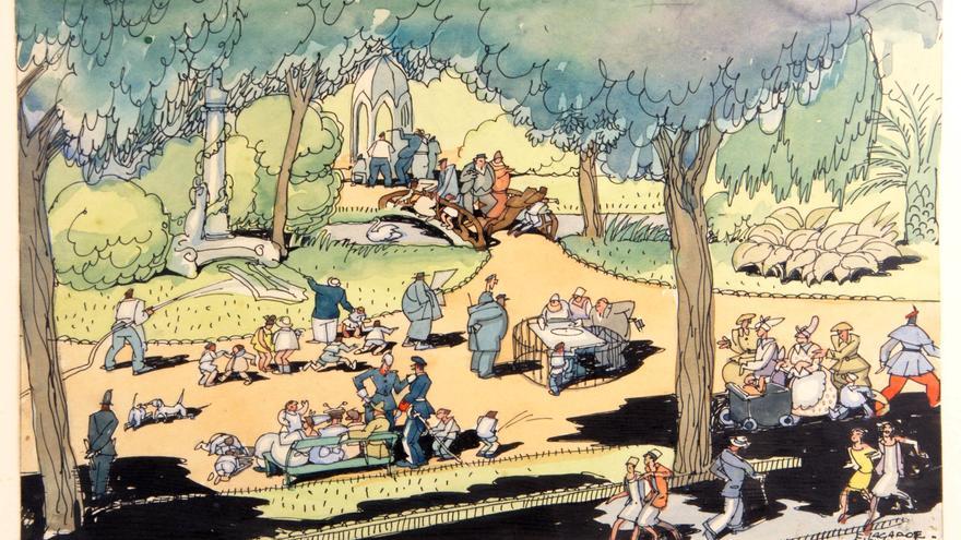 Eduardo Lagarde, cronista gráfico de los felices años 20 de Donostia