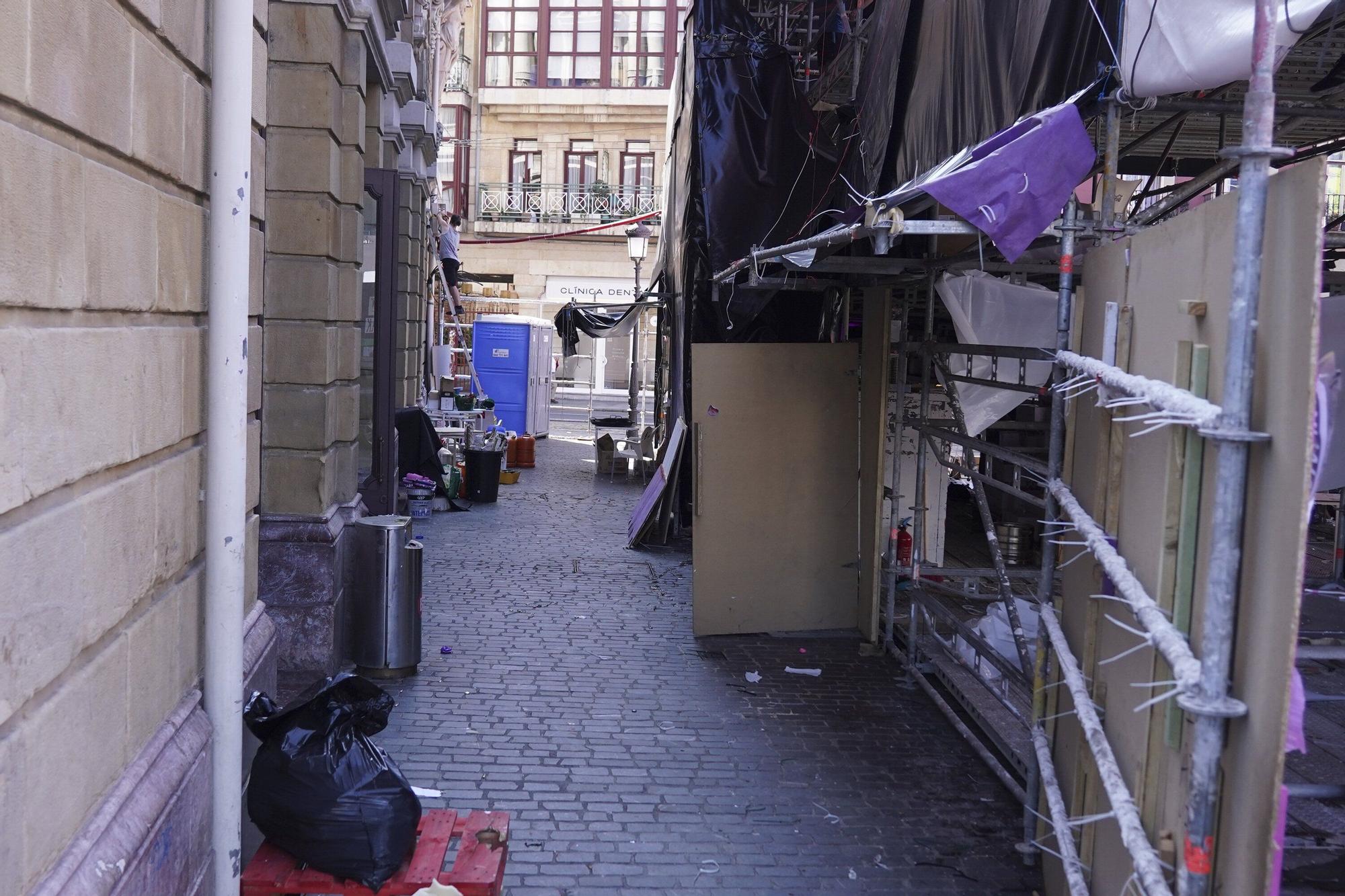 Desmontan Aste Nagusia: Bilbao retoma la normalidad tras nueve días de fiesta