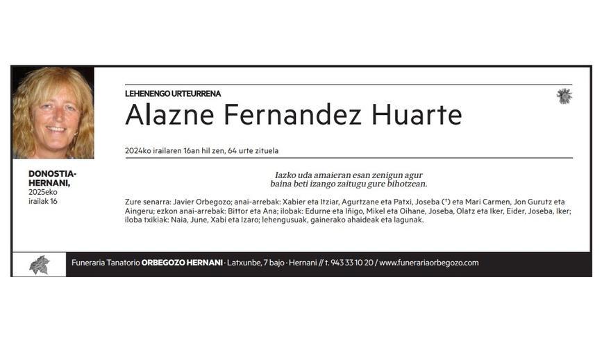 Alazne Fernandez Huarte