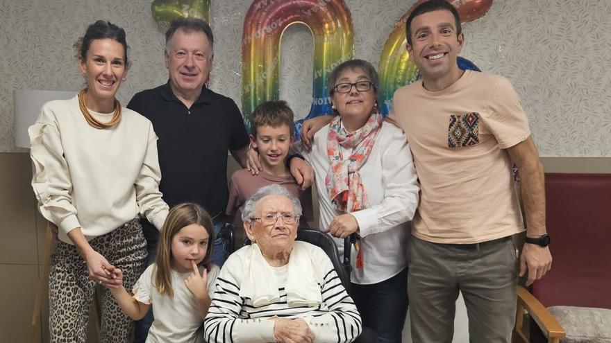 La legazpiarra María Arrese cumple 106 años