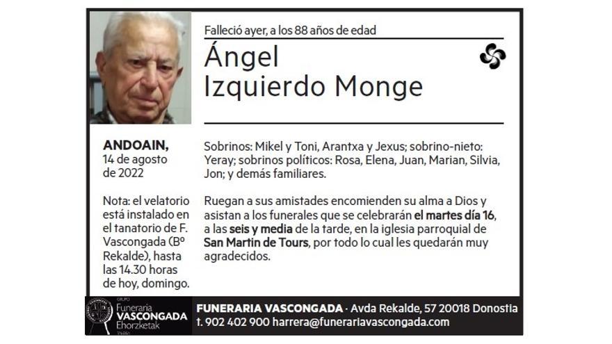 Ángel Izquierdo Monge