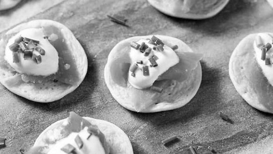 Tortitas para canapés ‘Mini Blinis’ de la linea ‘Special’ de Aldi.