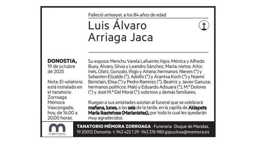 Luis Álvaro Arriaga Jaca