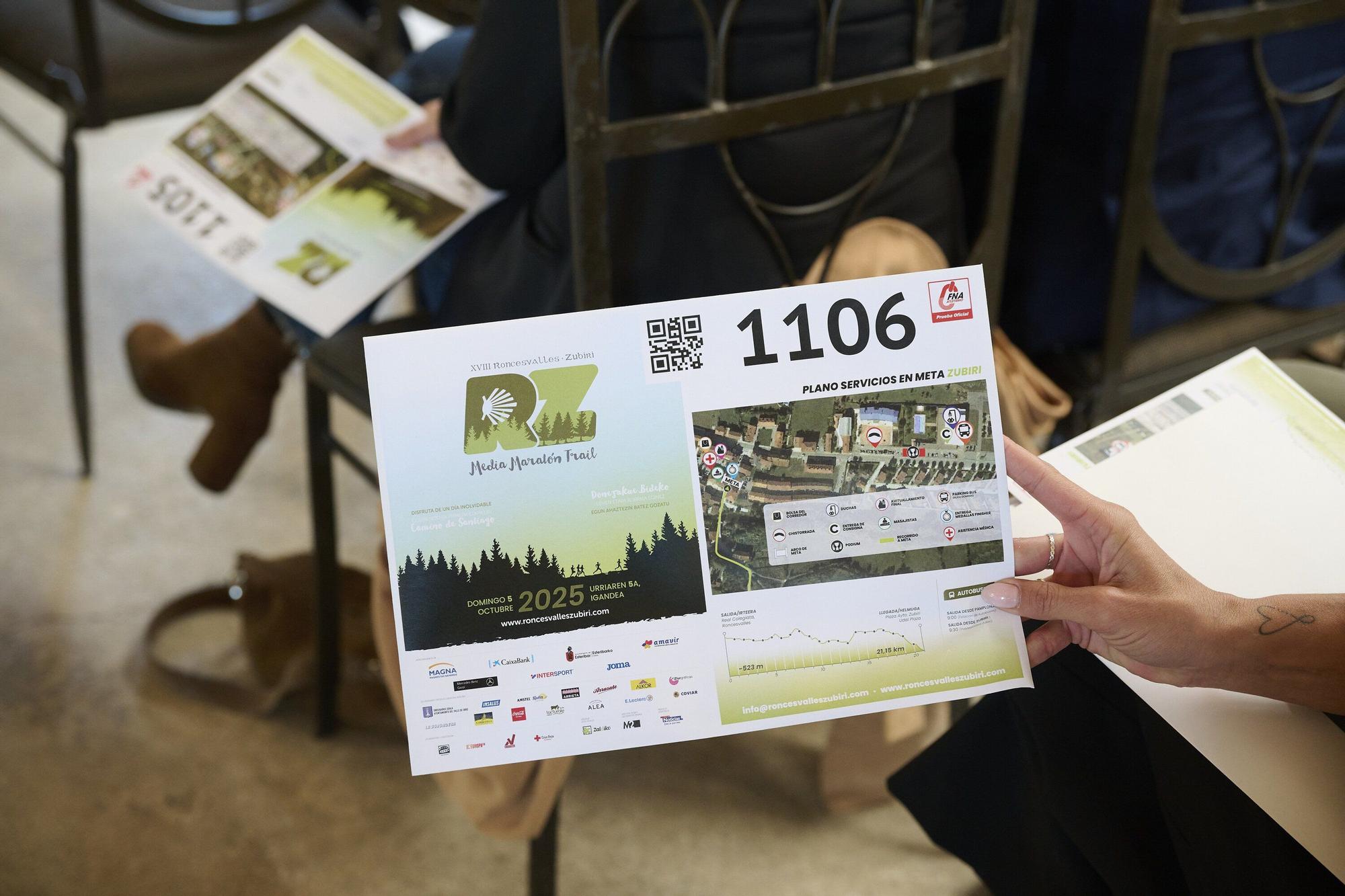 Fotos de la presentación de la XVIII Roncesvalles Zubiri