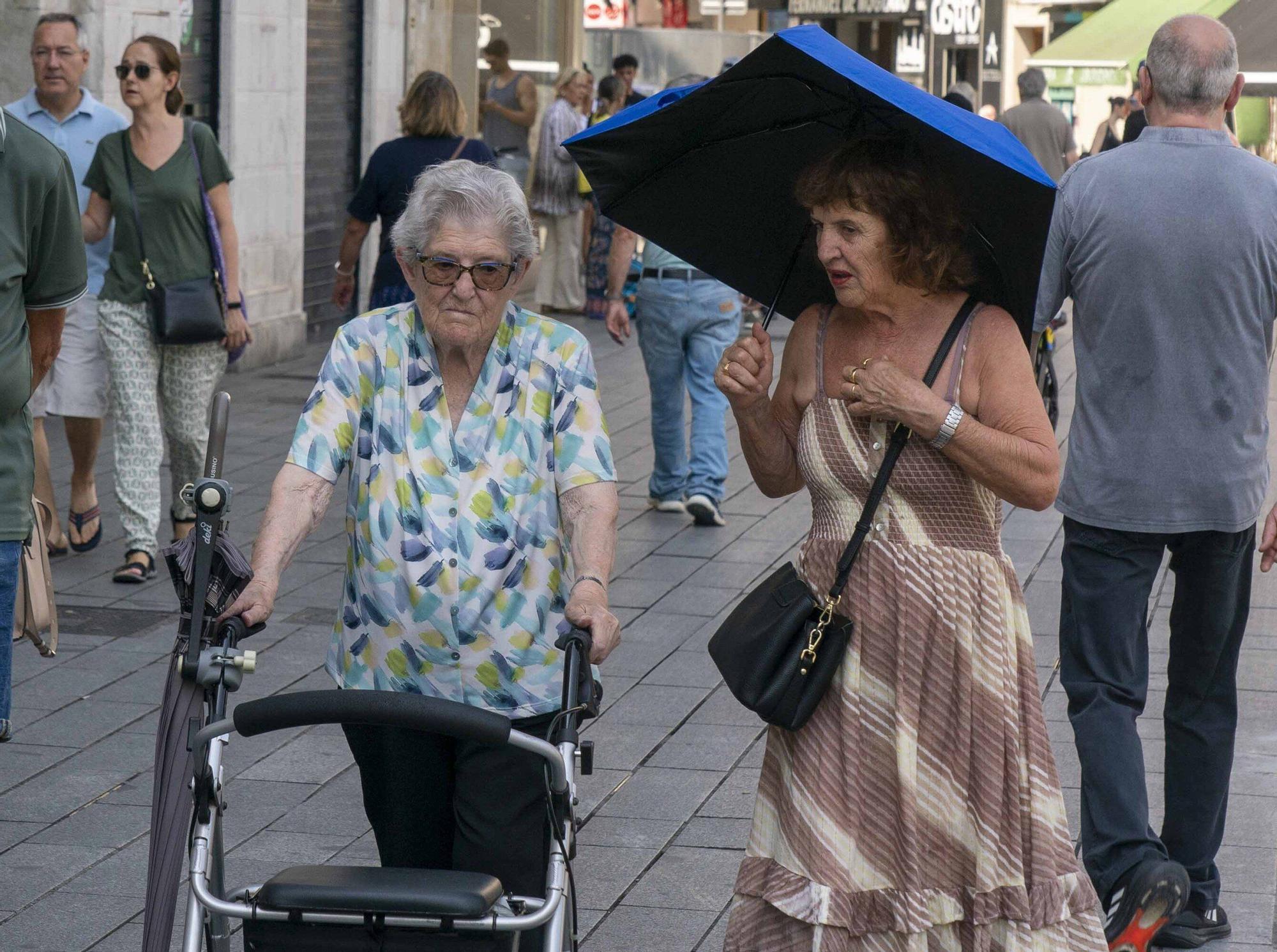 En imágenes: Vitoria hace frente a la ola de calor