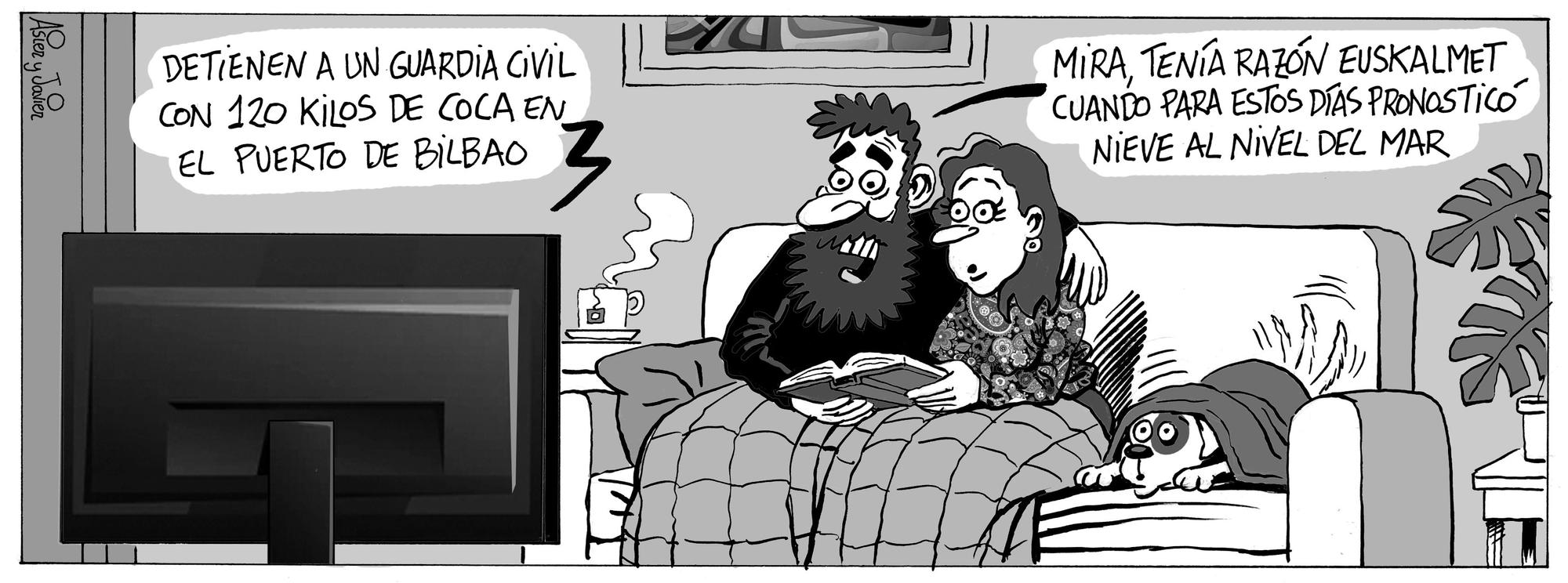 La tira de Asier y Javier del viernes 21 de noviembre 2025