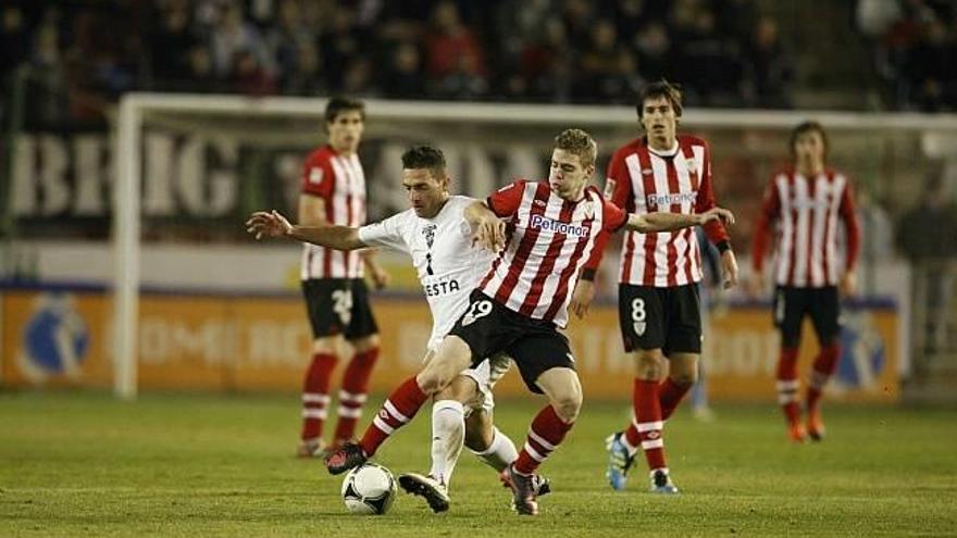 Partido de Copa entre el Albacete y el Athletic