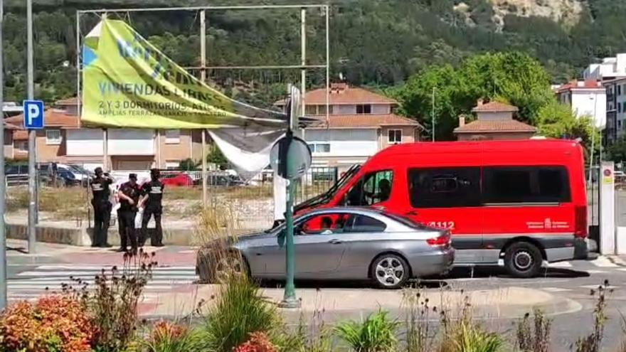 Vídeo de la retirada de varias pancartas en fiestas de Berriozar