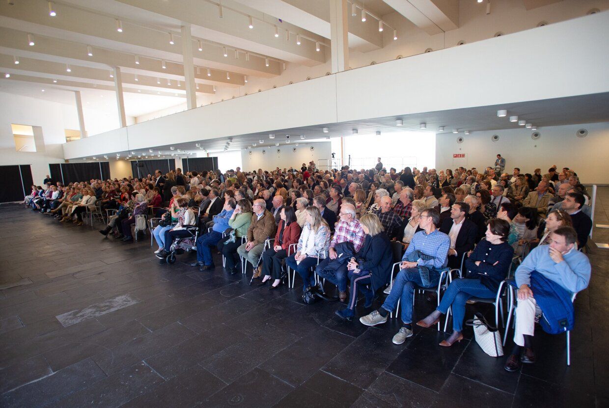 Acto de homenaje al personal del Gobierno de Navarra jubilado o fallecido en 2023