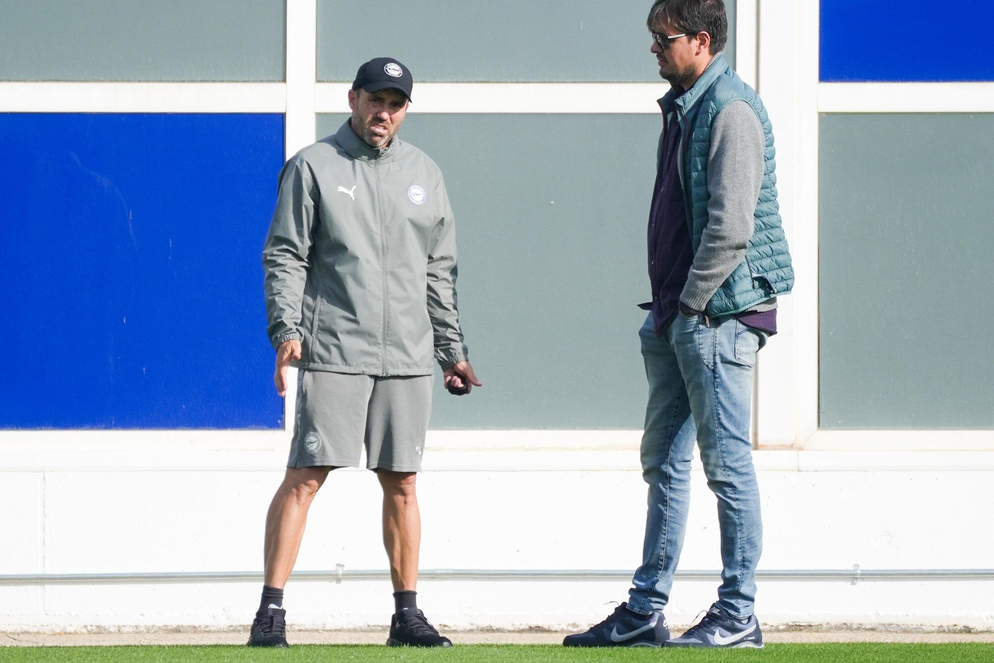 En imágenes: El Alavés se ejercita en Ibaia durante el parón de selecciones