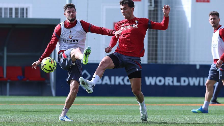 Fotos del entrenamiento de Osasuna de este 31 de marzo