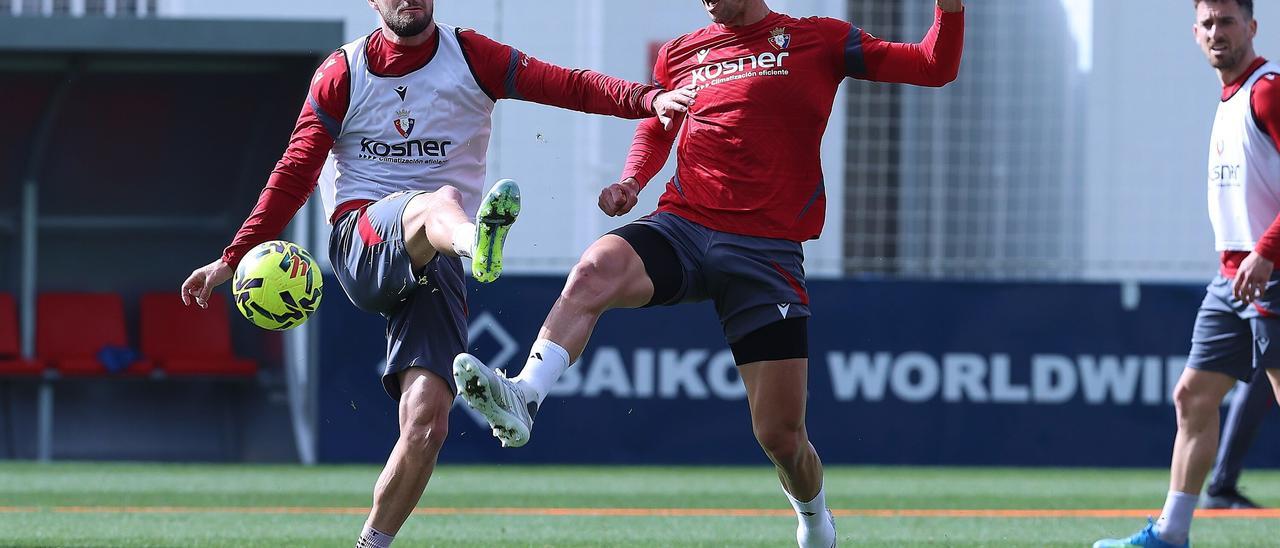 Fotos del entrenamiento de Osasuna de este 31 de marzo
