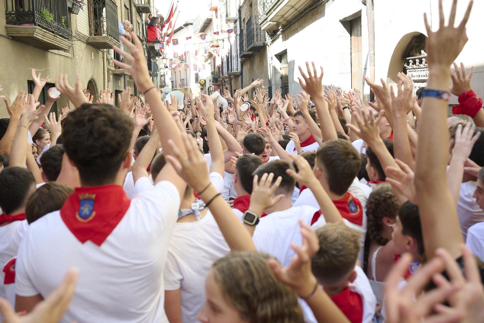 Fotos del cohete de fiestas de Lumbier 2025