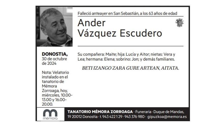 Ander Vázquez Escudero