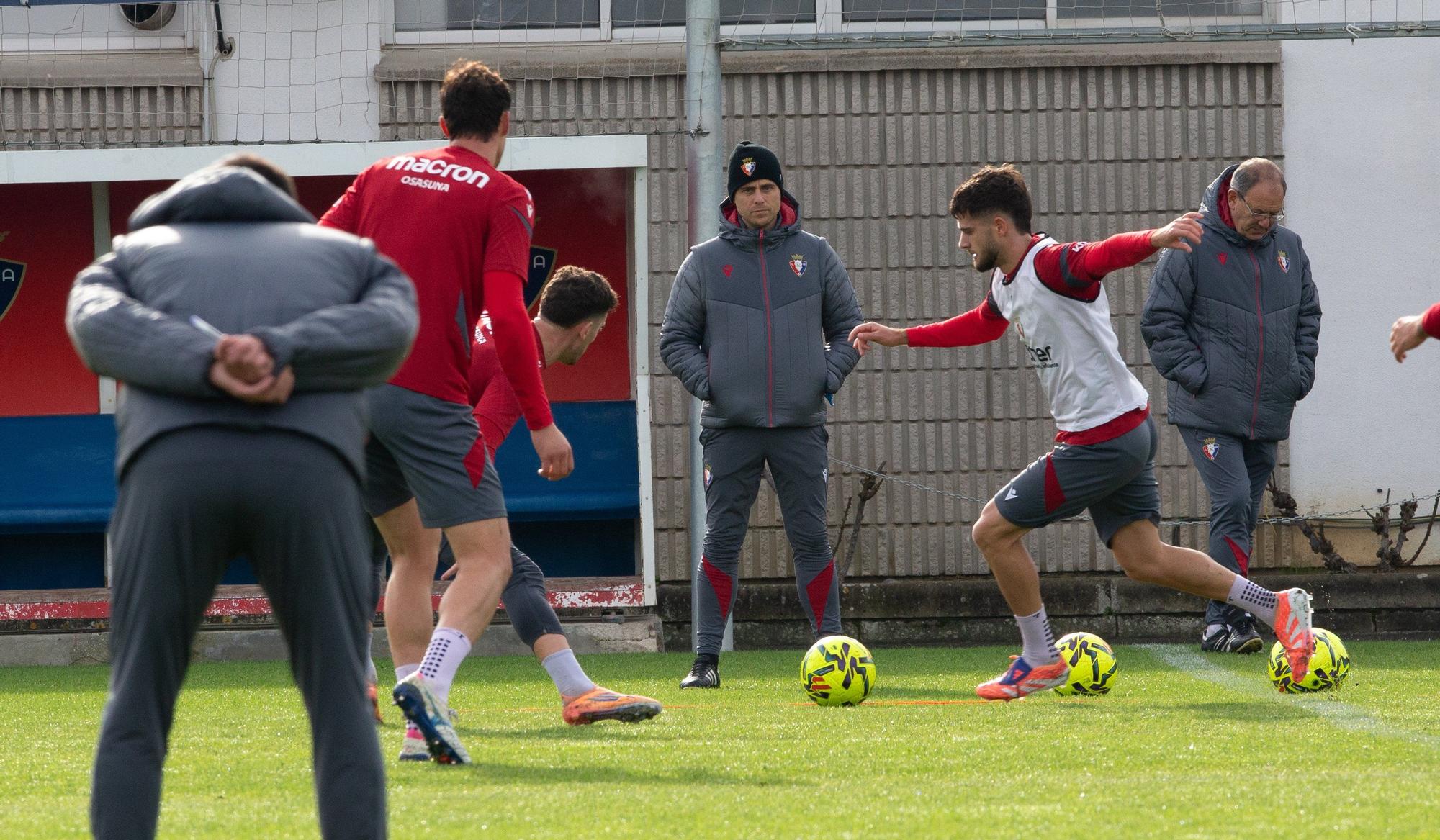 Fotos del entrenamiento de Osasuna en Tajonar tras la derrota ante la Real Sociedad