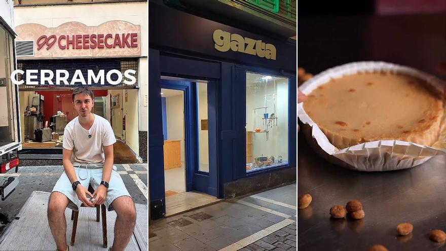 El 'boom' de las tartas de queso pierde fuerza en Pamplona: dos nuevos cierres en el Casco Viejo