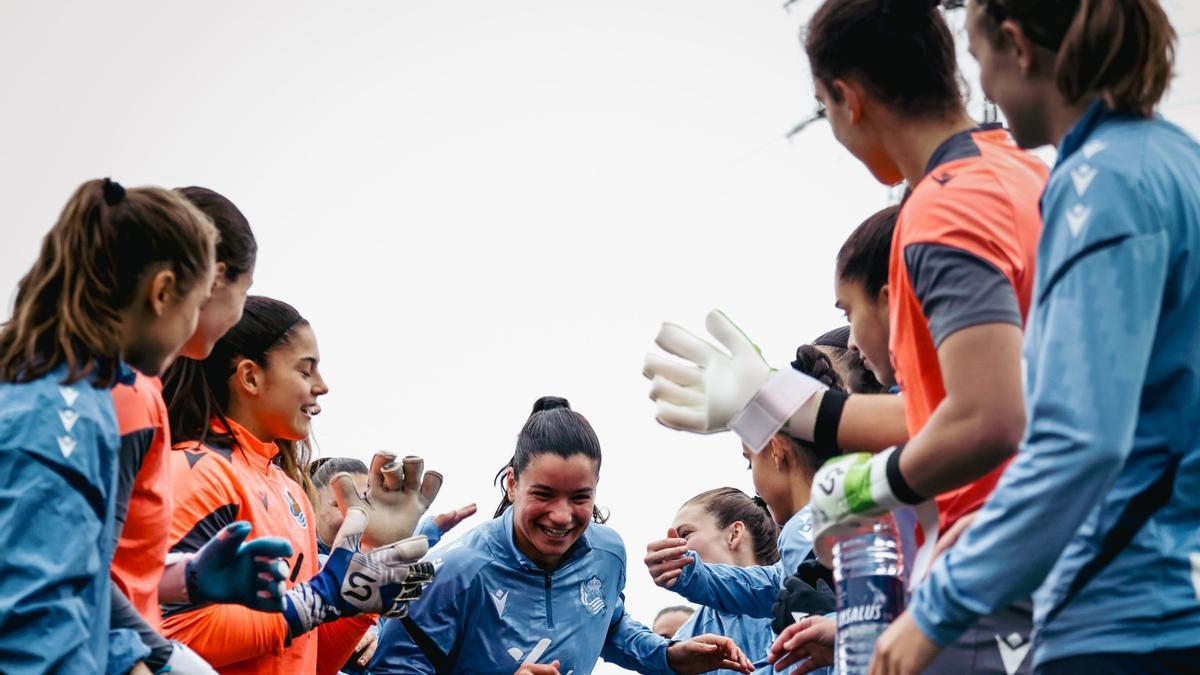 Violeta Quiles se ha reincorporado a los entrenamientos de la Real.