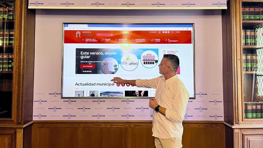 El Ayuntamiento incorpora nuevas funciones en la aplicación móvil IrunApp