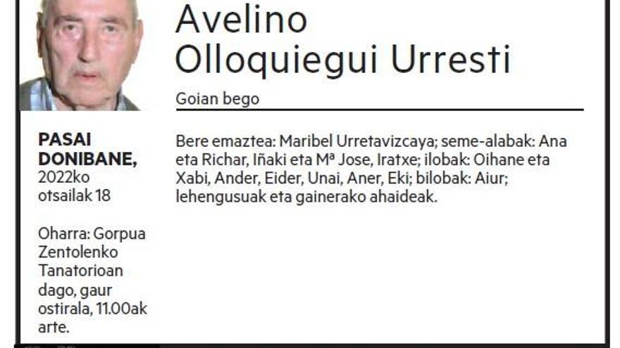 Avelino Olloquiegui Urresti
