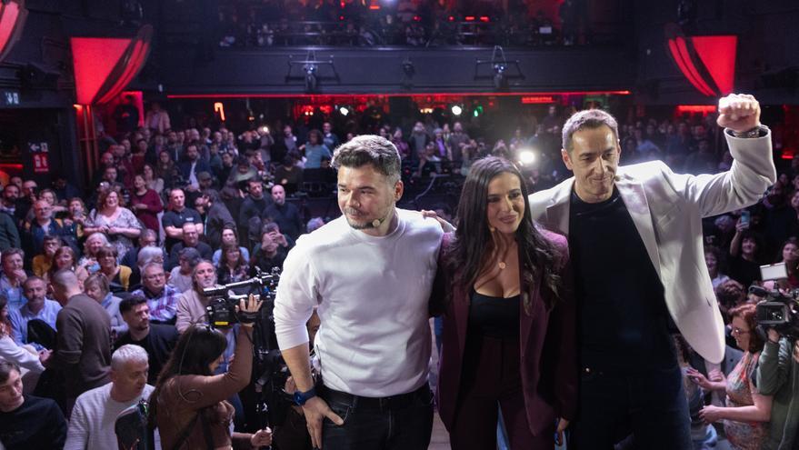 Rufián llama a un frente común de la izquierda para frenar a Vox