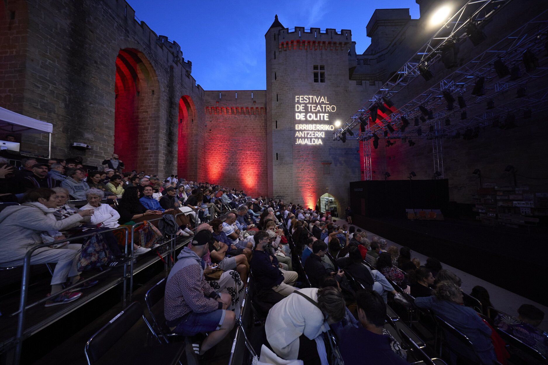 Imágenes de la representación de 'De Nao Albert y Marcel Borràs' en el Festival de Teatro de Olite