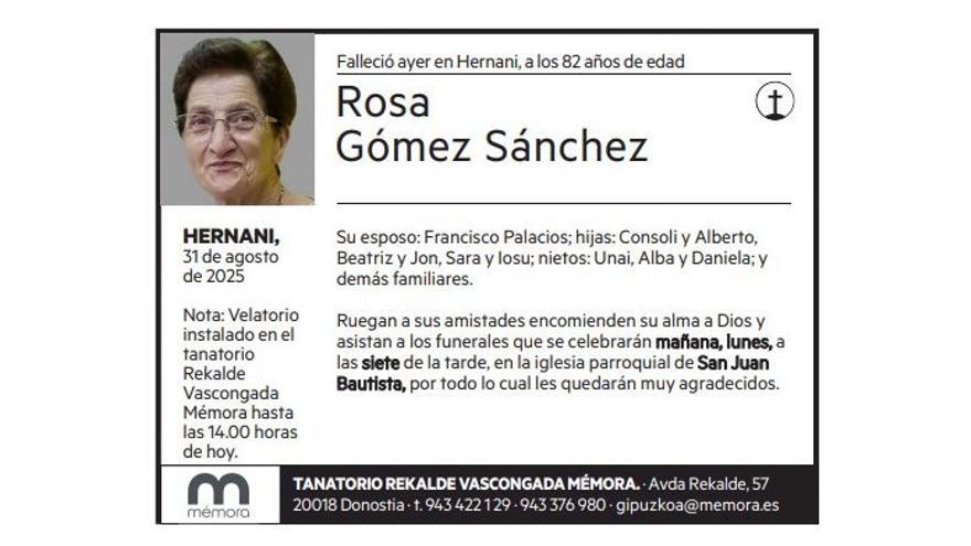 Rosa Gómez Sánchez