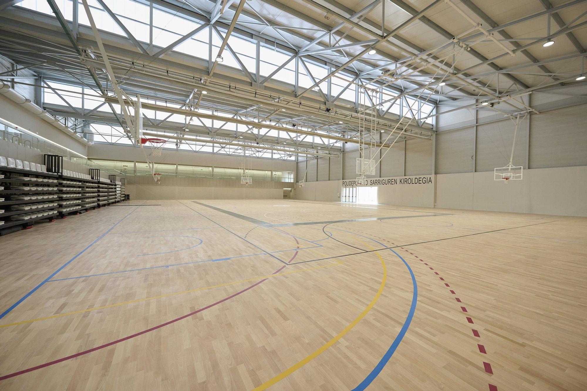 Fotos del nuevo polideportivo de Valle de Egüés