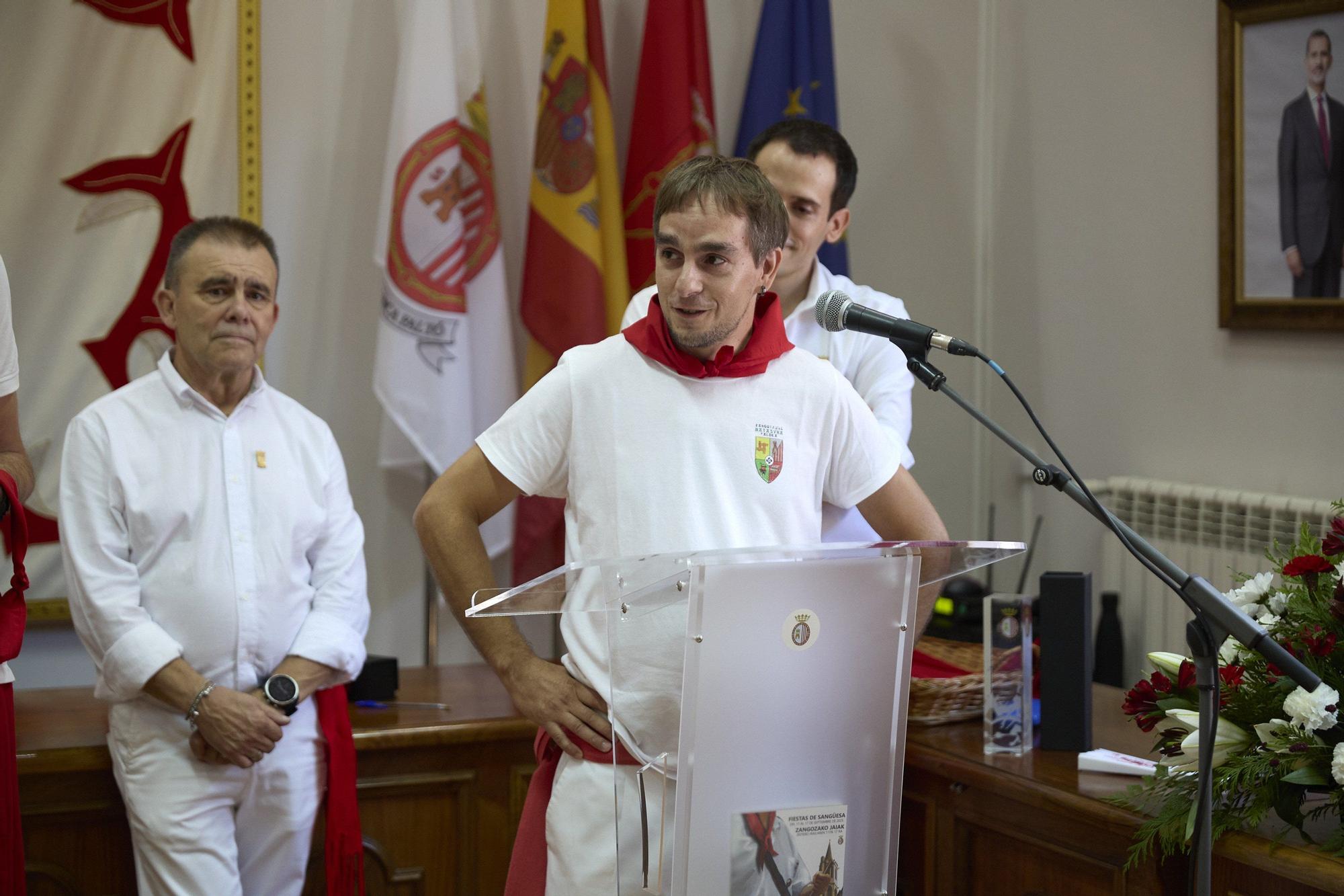 Fotos del cohete de fiestas de Sangüesa 2025