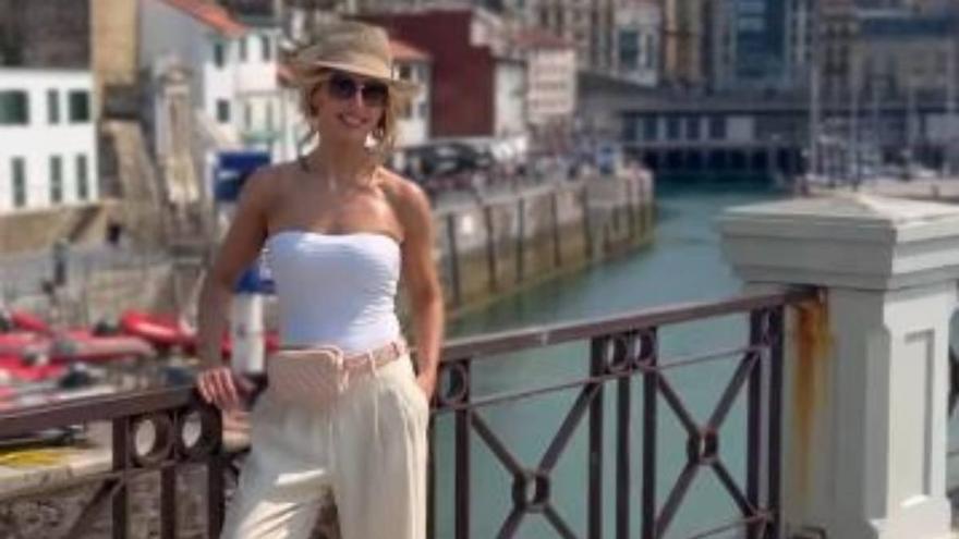 Emma García se emociona al volver a Donostia