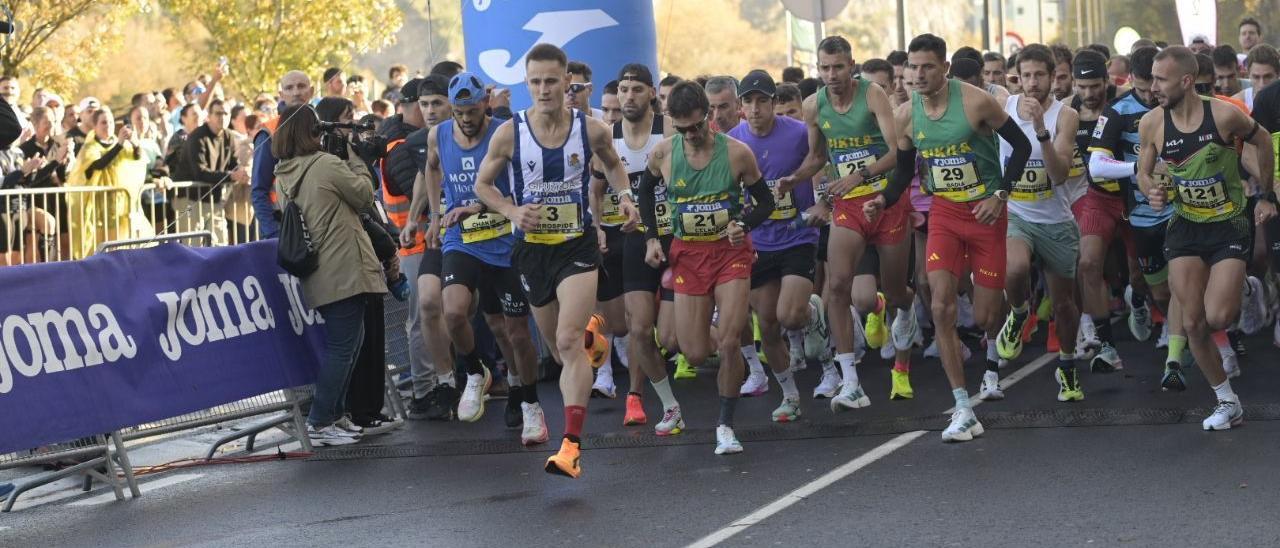 En imágenes: Ilusión y concentración en la salida de la Behobía- San Sebastían